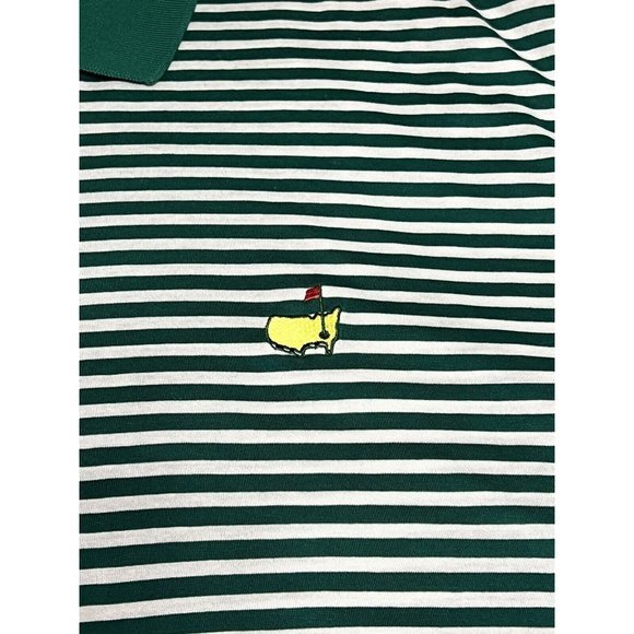 Masters Polo Shirt Mens Size Xl Green And White Augusta National Golf Shop Logo‎ - Picture 4 of 4